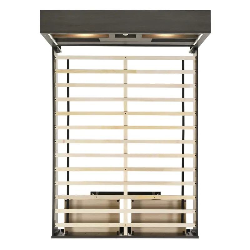 Sasha Queen Music Bed W/Led Light in Grey