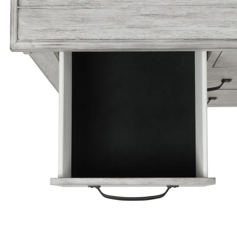 Scott Dresser & Mirror Set White Finish