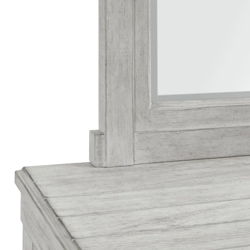 Scott Dresser & Mirror Set White Finish