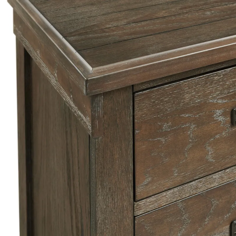 Scott Nightstand W/USB Dark Finish