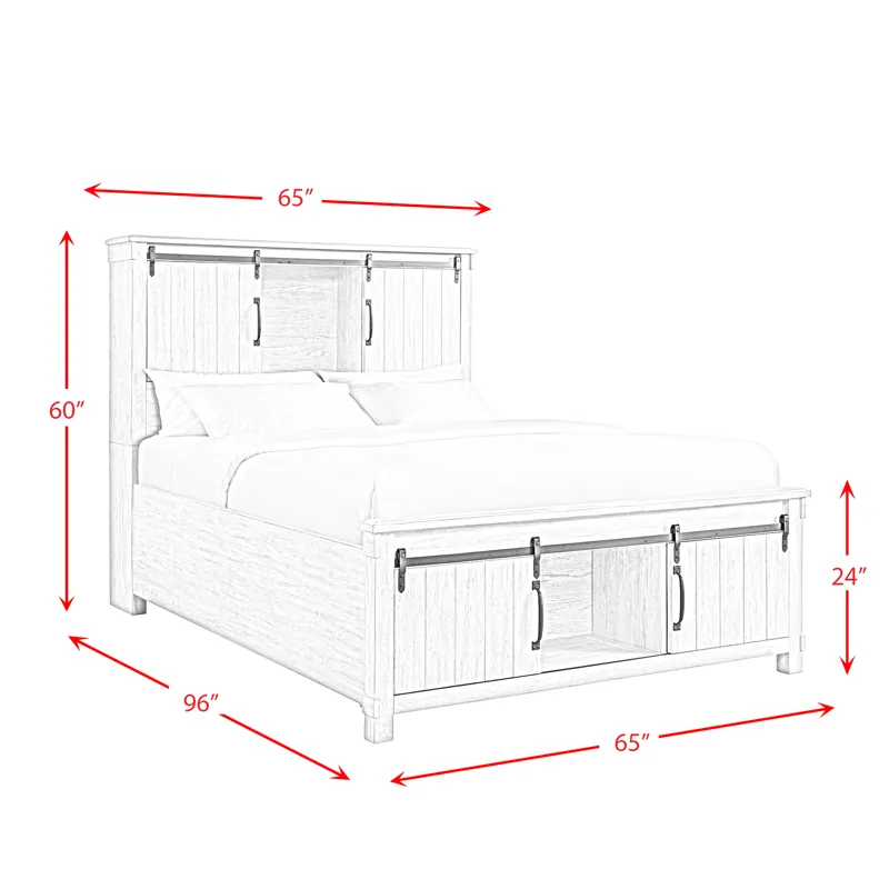 Scott Queen Platform Storage Bed