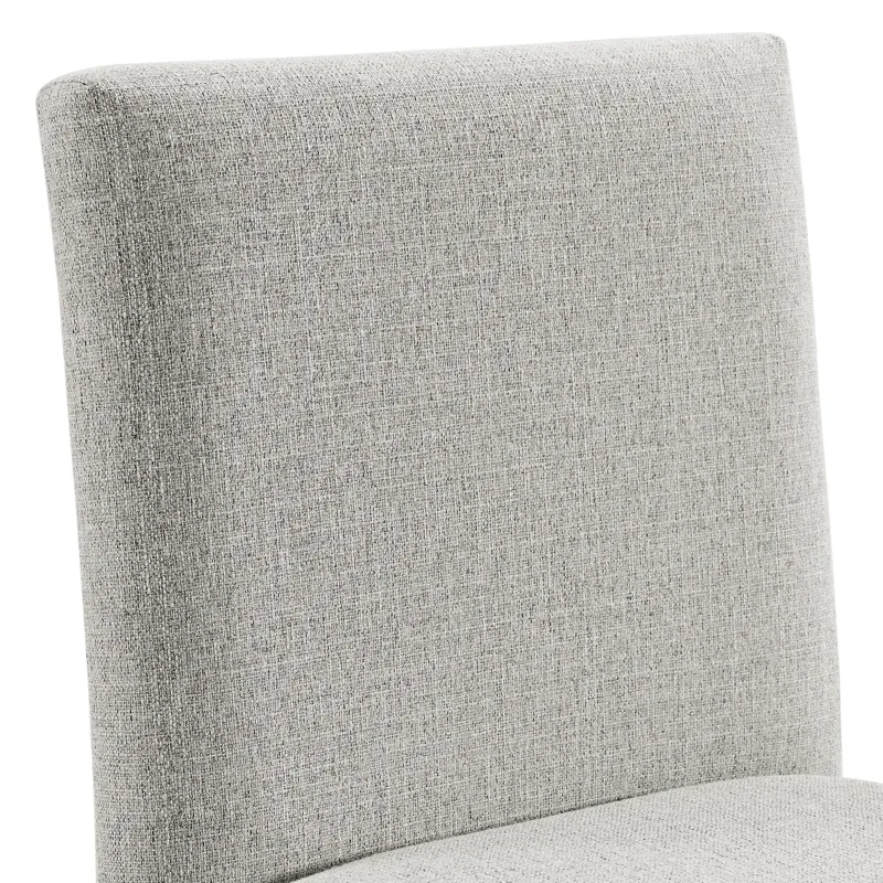 Seneca Counter Side Chair with Grey Fabric in Brown (2 Per Carton)