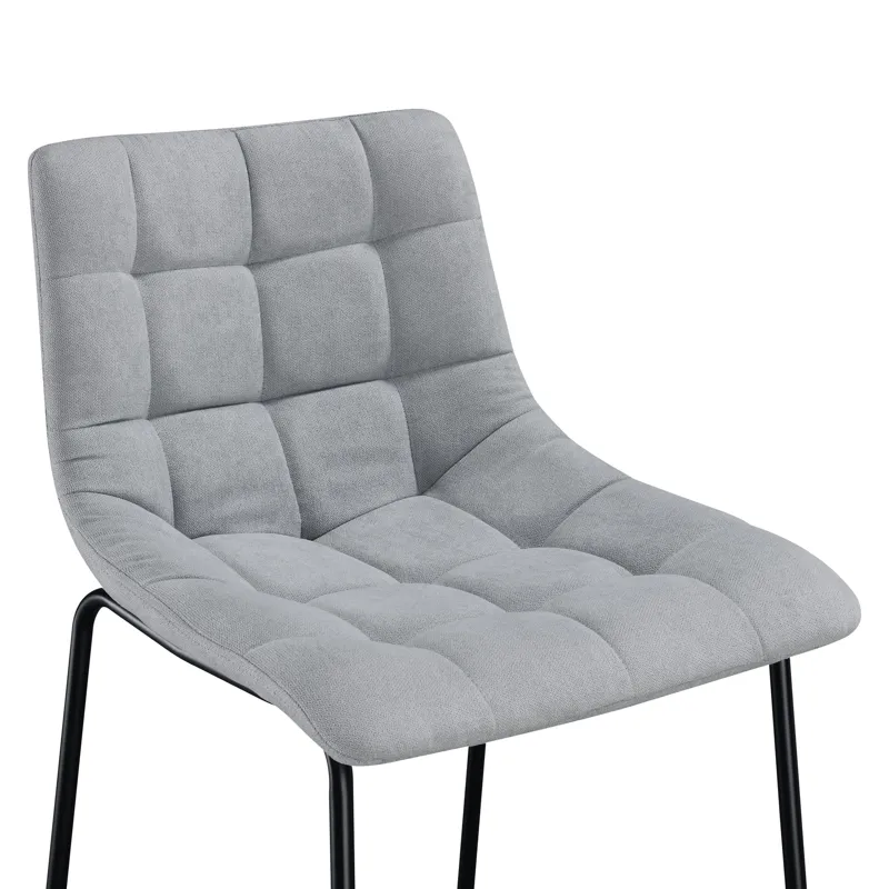 Seth ( QSD6099-5B) 30\" Linen Grey Bar Stool (2 Per Carton)
