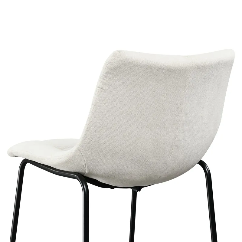 Seth 25\" Linen White Counter Stool (2 Per Carton)