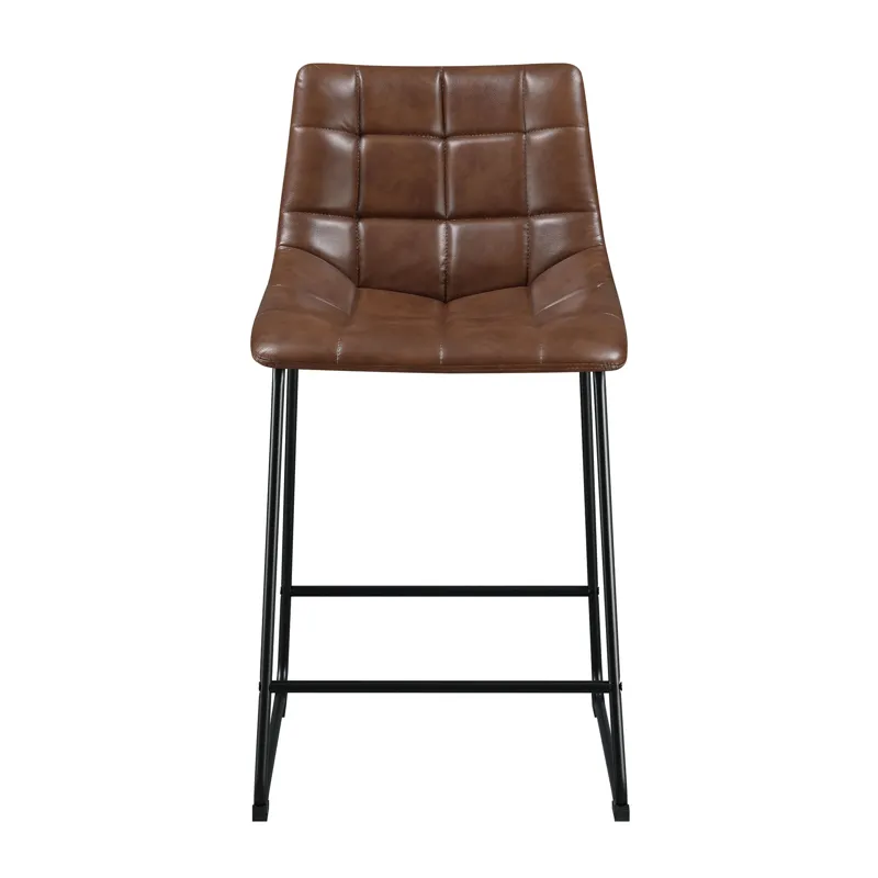 Seth 25\" Distressed Cappuccino Counter Stool (2 Per Carton)