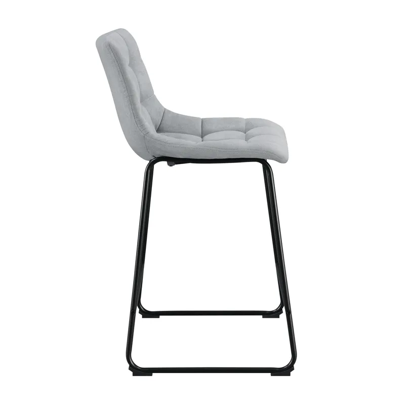 Seth ( QSD6099-5B) 30\" Linen Grey Bar Stool (2 Per Carton)