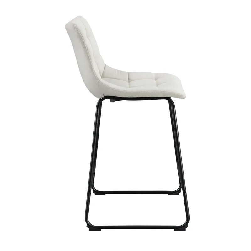 Seth 25\" Linen White Counter Stool (2 Per Carton)