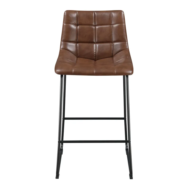Seth ( QSD6099-5B) 30\" Distressed Cappuccino Bar Stool (2 Per Carton)