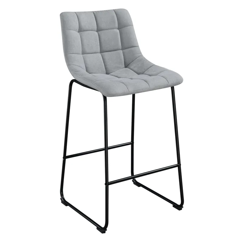 Seth ( QSD6099-5B) 30\" Linen Grey Bar Stool (2 Per Carton)