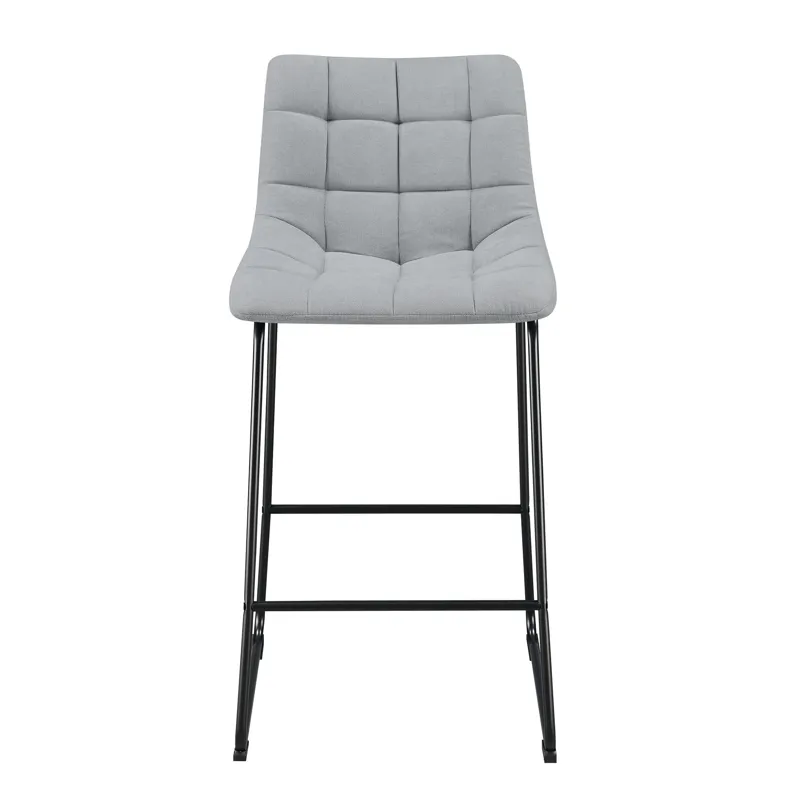 Seth ( QSD6099-5B) 30\" Linen Grey Bar Stool (2 Per Carton)