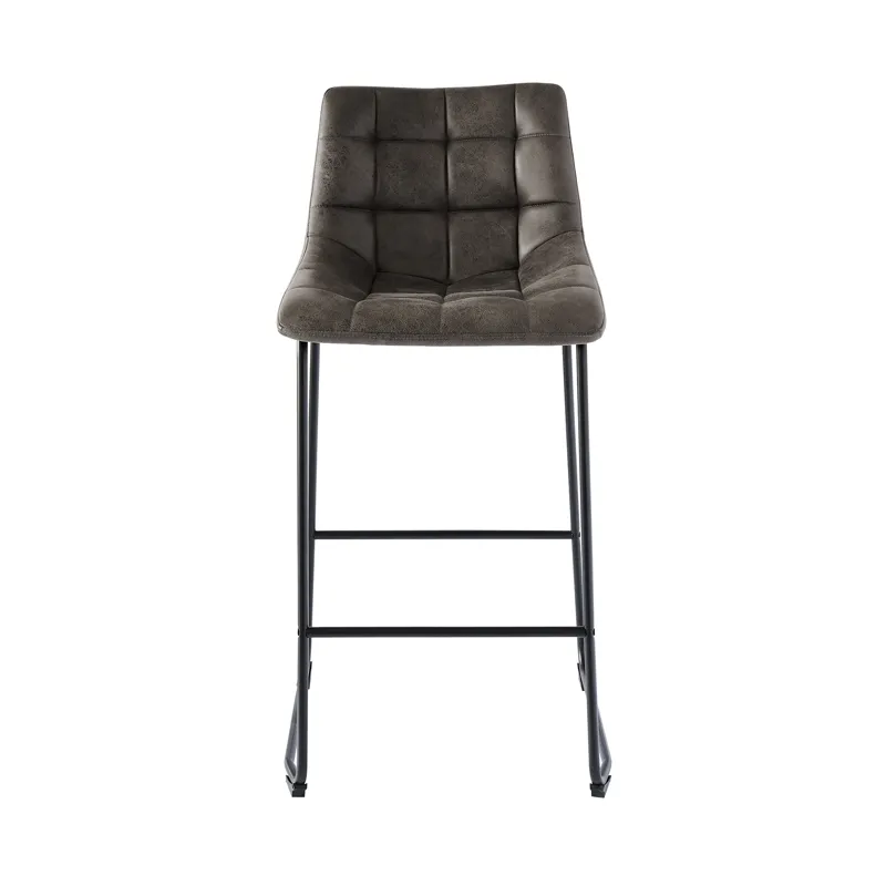 Seth ( QSD6099-5B) 30\" Grey Bar Stool (2 Per Carton)
