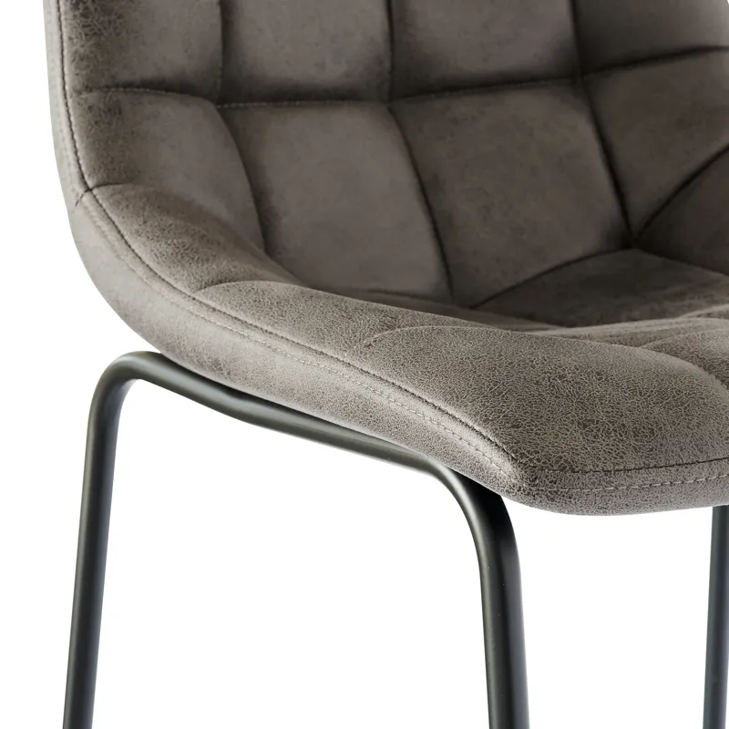 Seth ( QSD6099-5B) 30\" Grey Bar Stool (2 Per Carton)