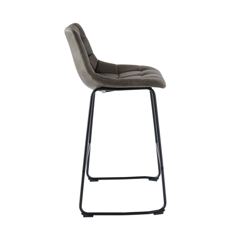 Seth ( QSD6099-5B) 30\" Grey Bar Stool (2 Per Carton)