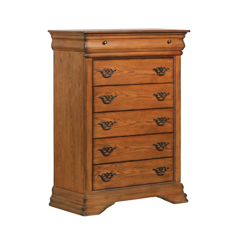 (B4850-30) Shenandoah- 6 Drawer Chest- Classic Oak