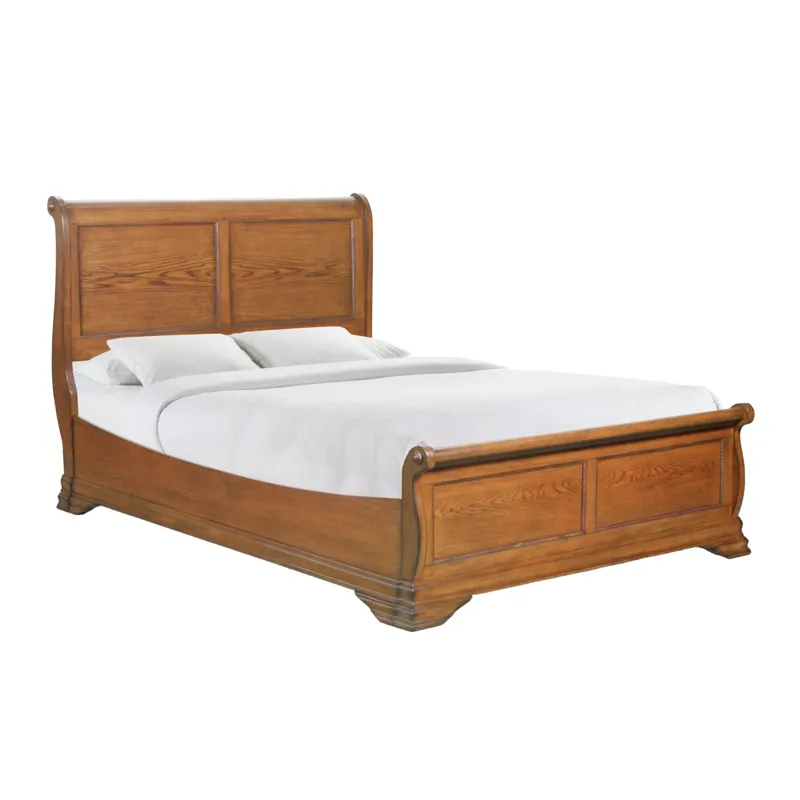 (B4850-58F) Shenandoah- Queen Low Profile Bed- Classic Oak