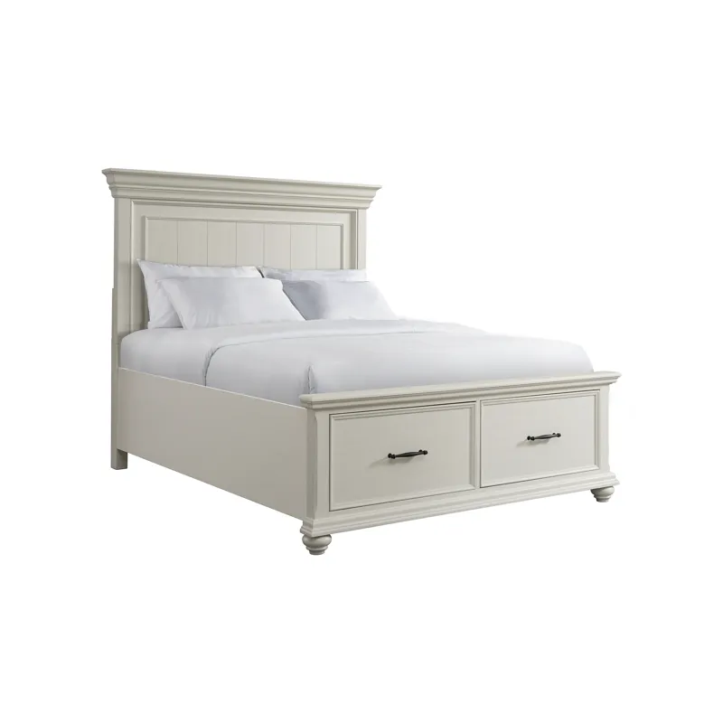 Slater Queen Bed in Antique White