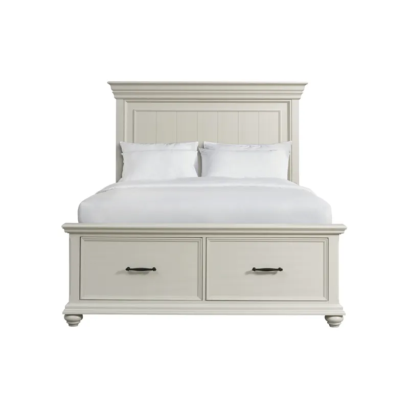 Slater Queen Bed in Antique White