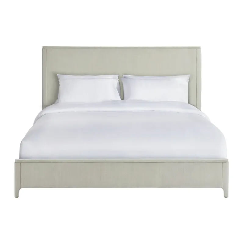 South Beach King Bed in Almond White
