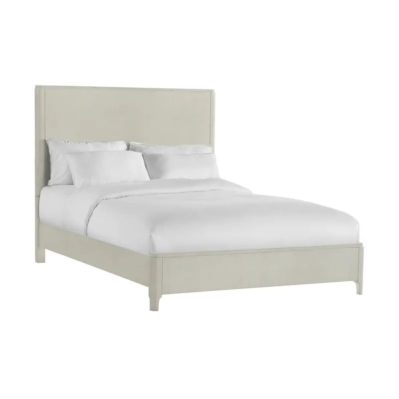South Beach Queen Bed in Almond White