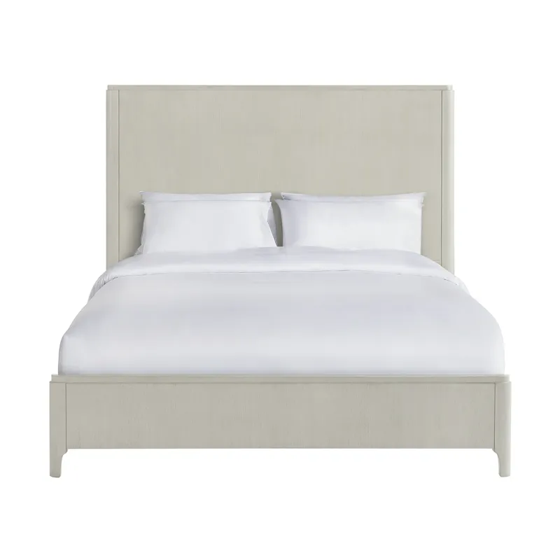 South Beach Queen Bed in Almond White