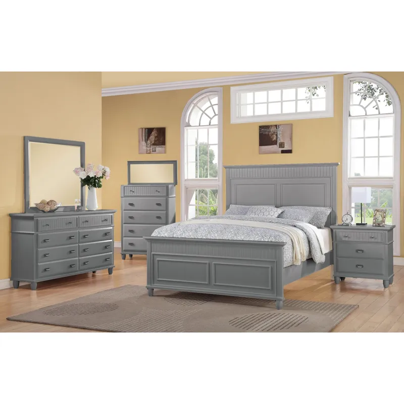Spencer Full Bed Gray