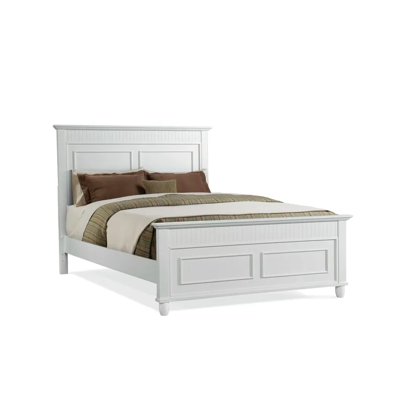 Spencer King Bed White