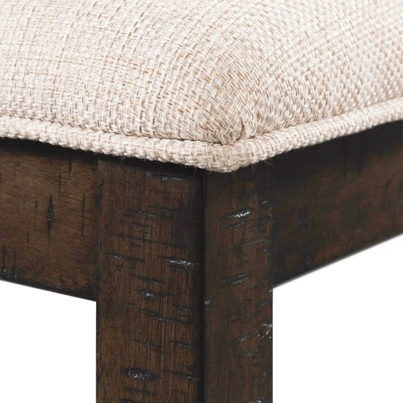 Stone Counter Wooden Swirl Back Side Chair Charcoal (2 Per Pack)