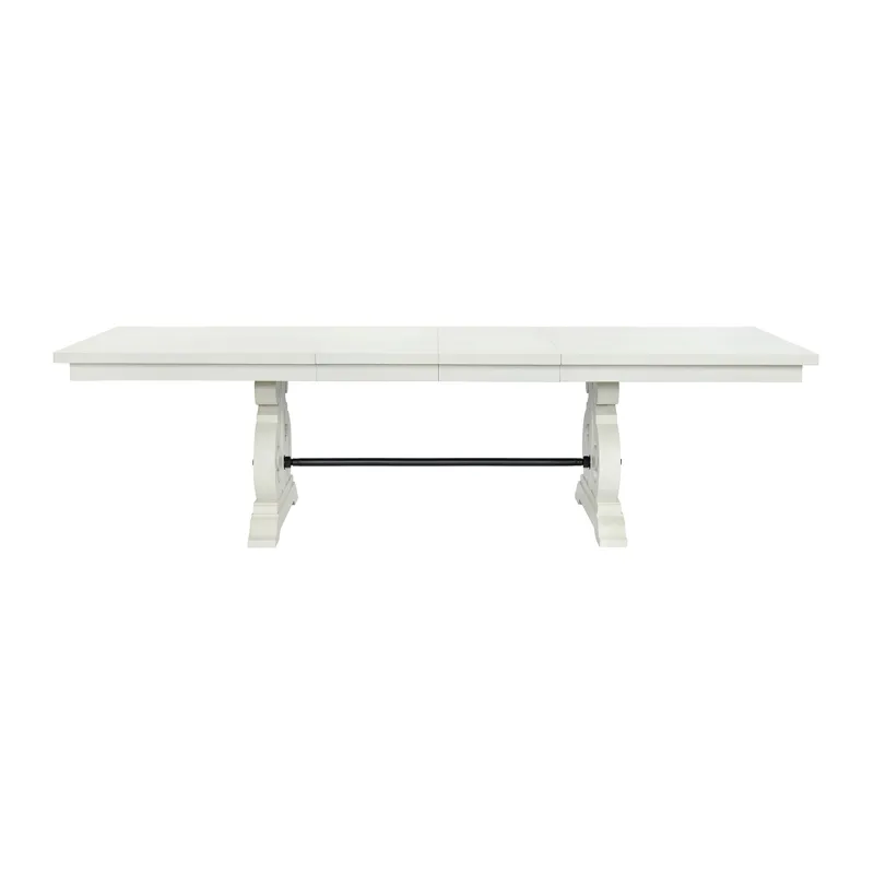 Stone Dining Table in White