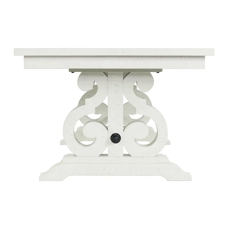 Stone Dining Table in White