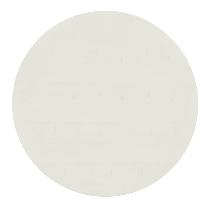 Stone Occasional Round Side Table With Pu Base in White