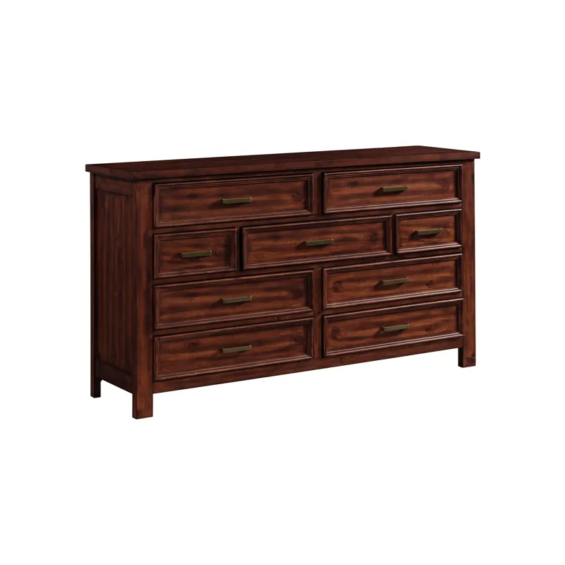 Sullivan 9-Drawer Dresser in Rich Cherry