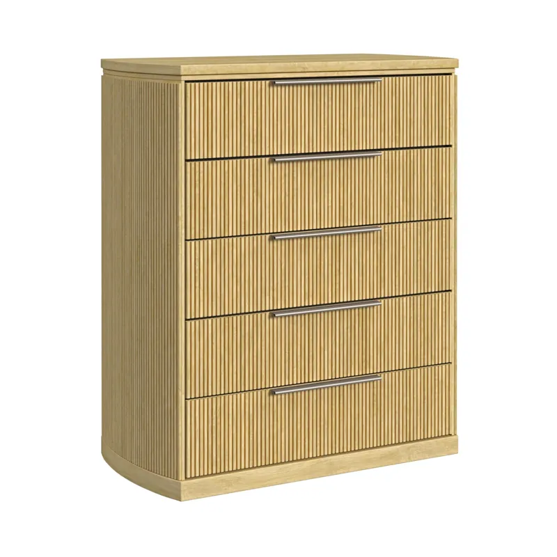 Sylvie 5-Drawer Chest in Natural