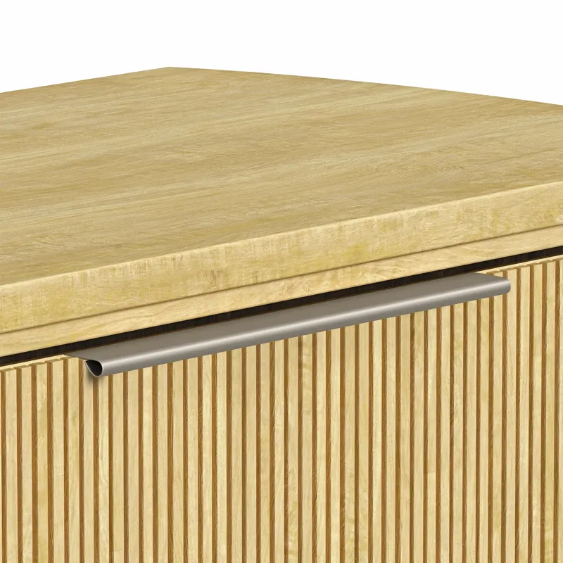 Sylvie Dresser and Mirror Set in Natural