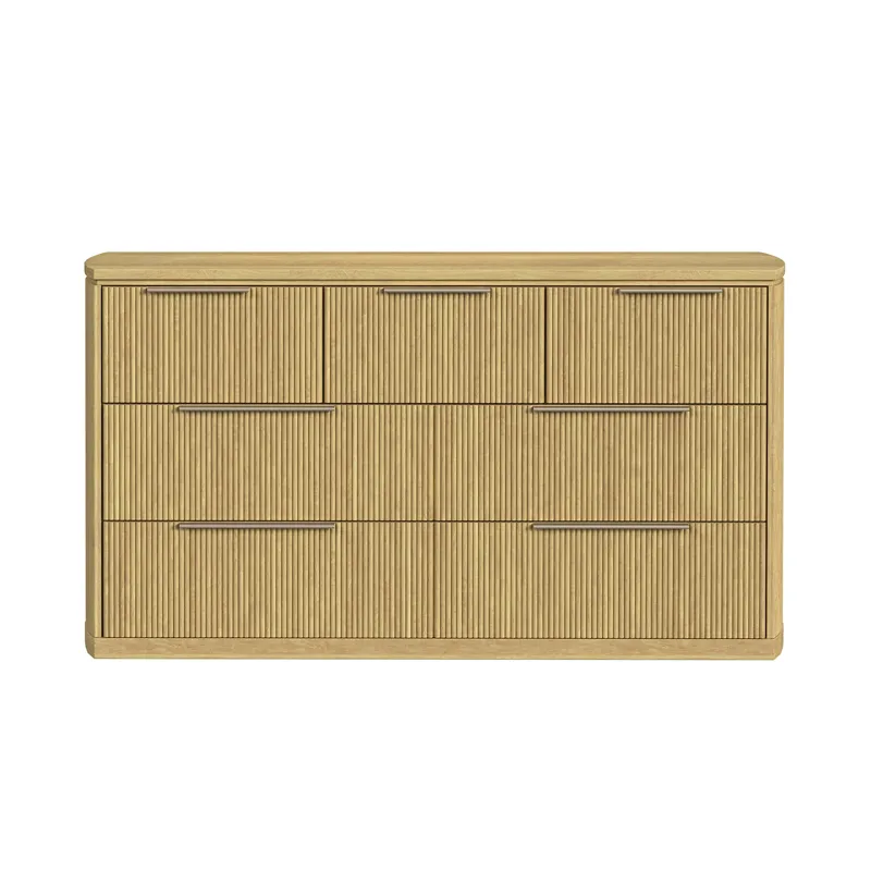 Sylvie 7-Drawer Dresser in Natural