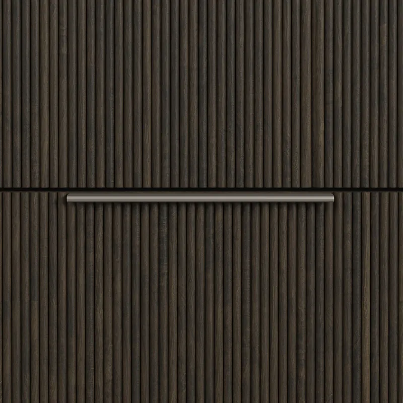 Sylvie 1-Drawer Nightstand with Touch Light in Dark Brown LED