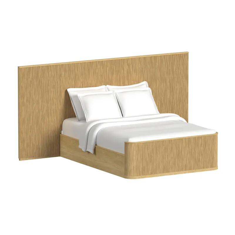 Sylvie Wall Bed Queen Set in Natural