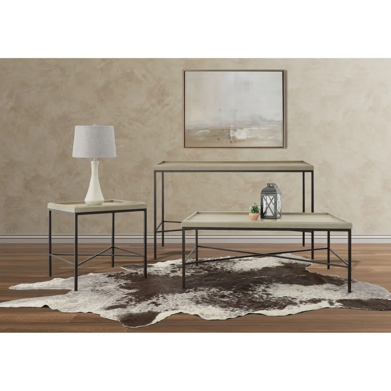 Timesch Sofa Table with MDF Top in Natural