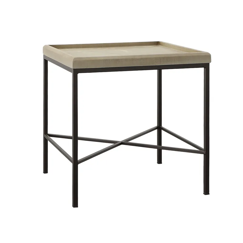 Timesch End Table with MDF Top in Natural
