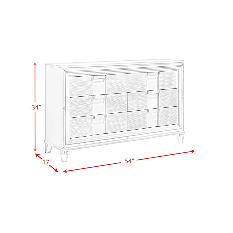 Twenty Nine Youth Dresser White