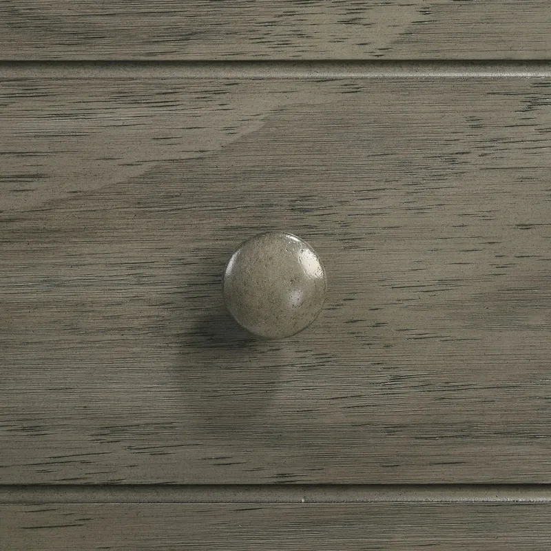 Trey 2-Drawer Nightstand in Grey Wire Brushed
