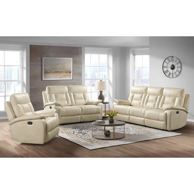Trinidad Recliner in Pebble Cream