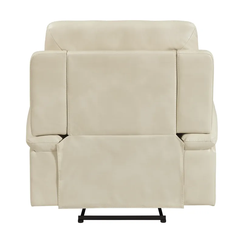 Trinidad Power Recliner with Power Motion Head Recliner in Pebble Cream
