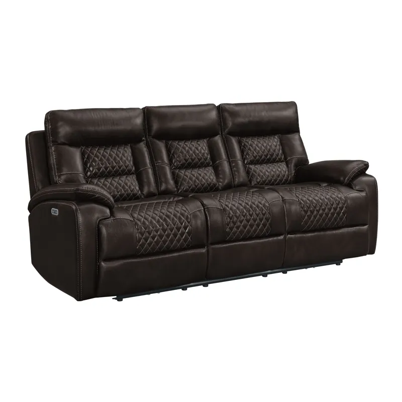 Trinidad Power Motion Sofa in Pebble Brown