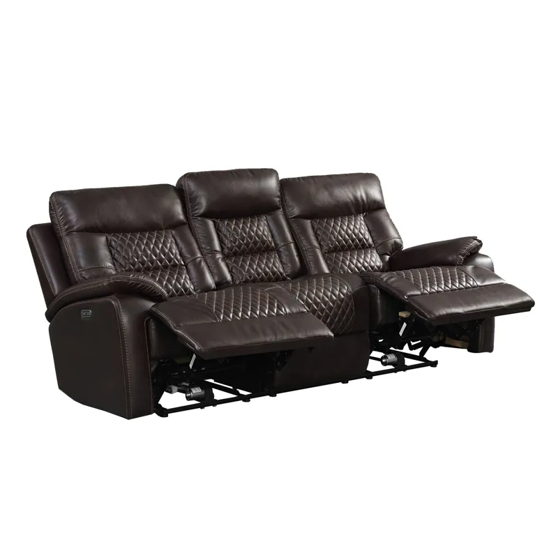 Trinidad Power Motion Sofa in Pebble Brown
