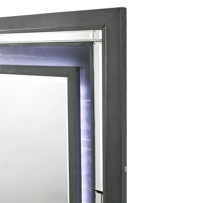 Titanium 7-Drawer Dresser w/ Mirror Set