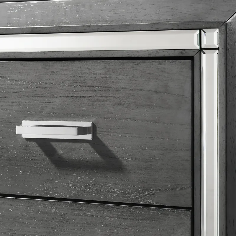 Titanium 7-Drawer Dresser w/ Mirror Set