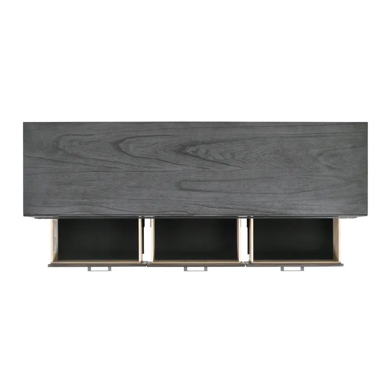 Titanium 7-Drawer Dresser w/ Mirror Set