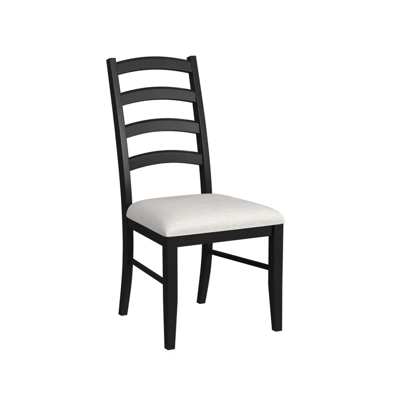 Tulane 6PC Dining Set with Table, 4 Chairs, and Bench in Oak and Black