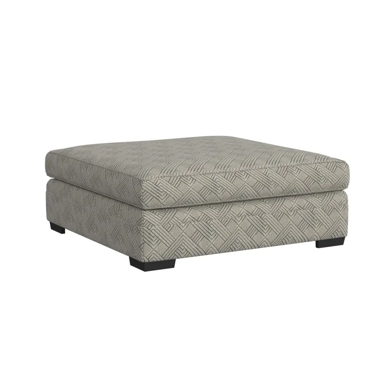 Tully Ottoman in Modular Dove
