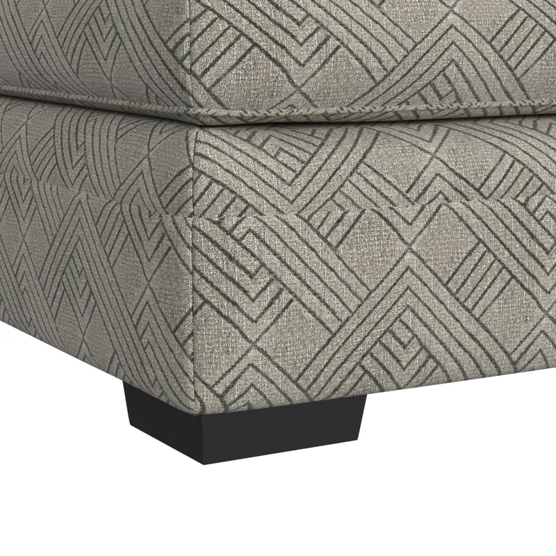 Tully Ottoman in Modular Dove
